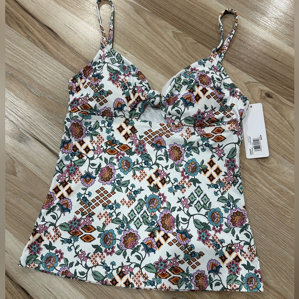 NWT Tankini Swimsuit Paisley Freshwater brand Small